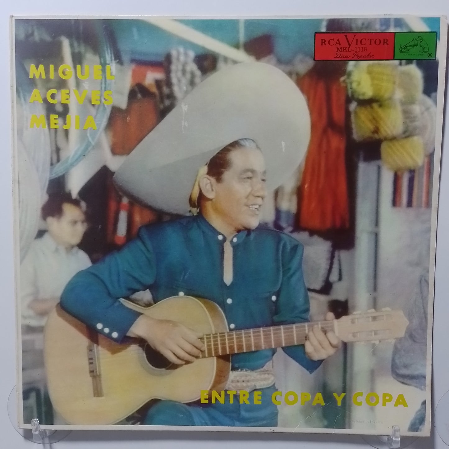 lp Miguel Aceves Mejía Entre Copa Y Copa made peru 1958 ranchera folk