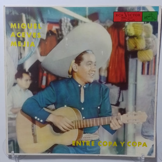 lp Miguel Aceves Mejía Entre Copa Y Copa made peru 1958 ranchera folk