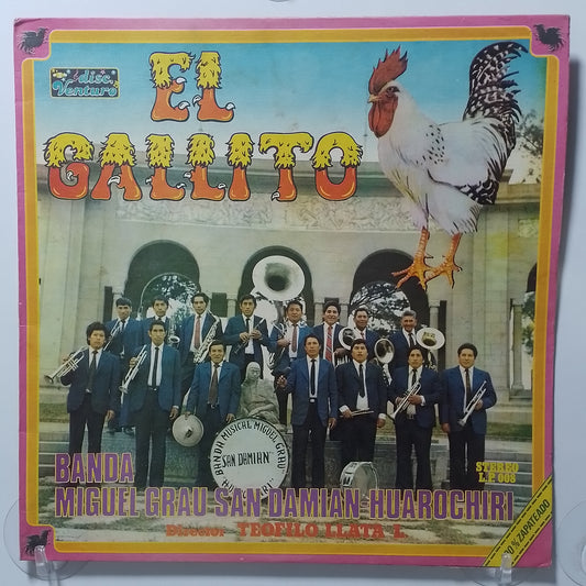 lp Banda Miguel Grau De San Damian el gallito made peru 1980 huayno folk