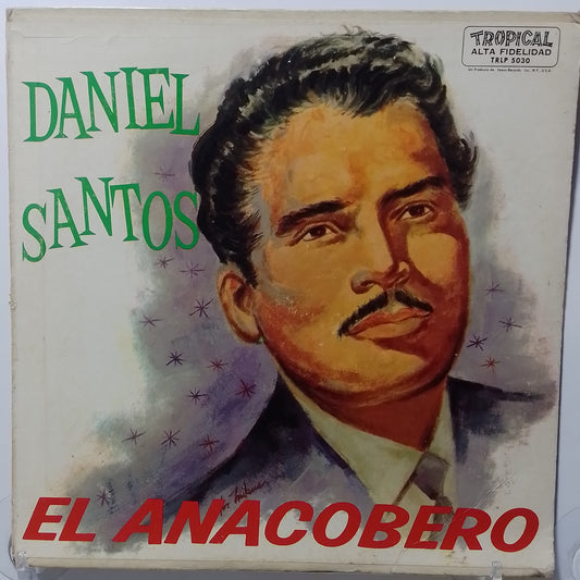 lp daniel santos el anacobero made peru 1958 latin bolero