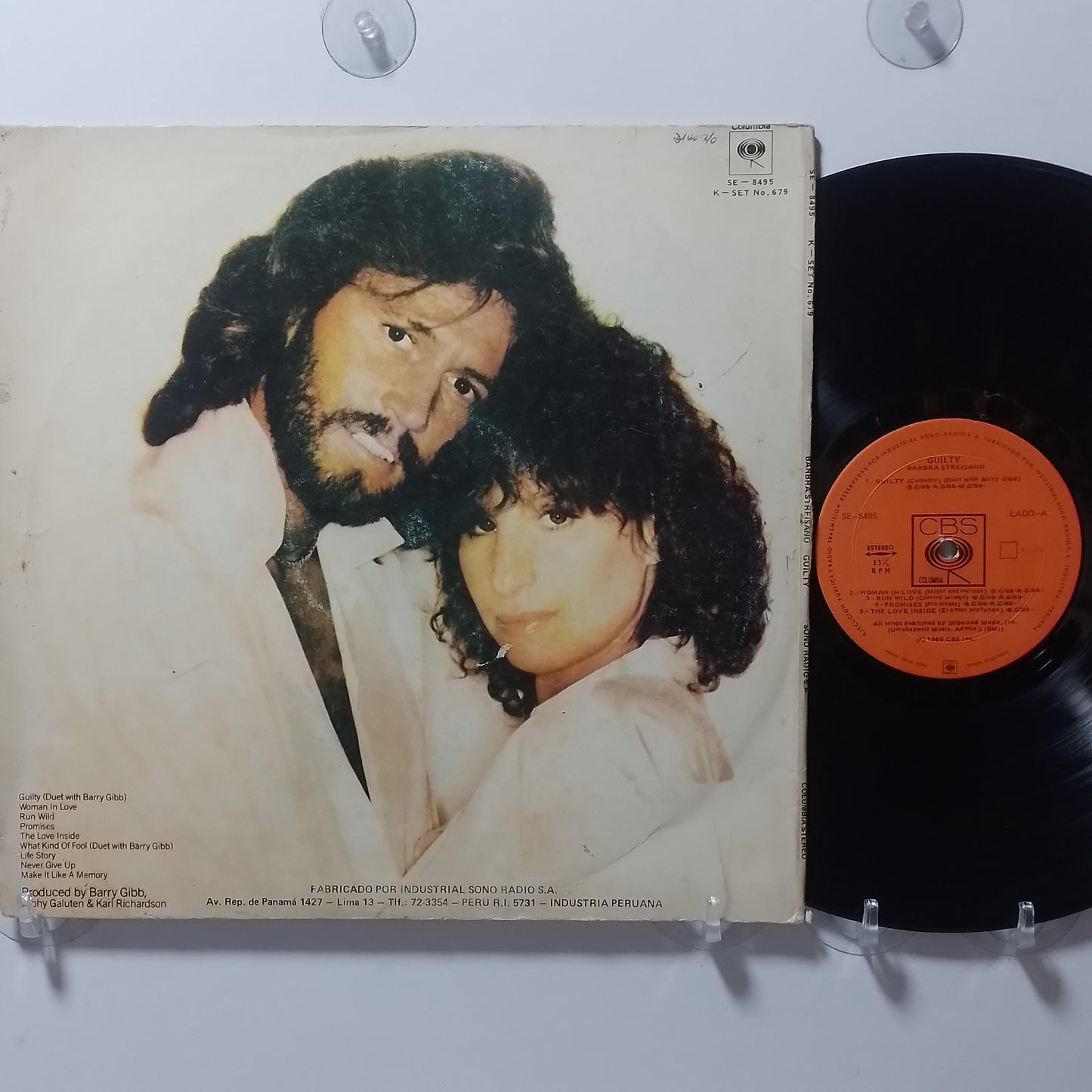 lp Barbra Streisand Guilty made peru 1980 ballad pop