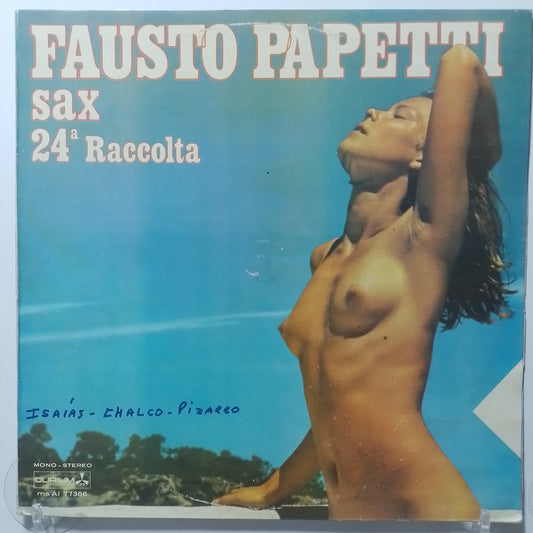 lp fausto papetti no stop 24 raccolta made peru 1980 instrumental