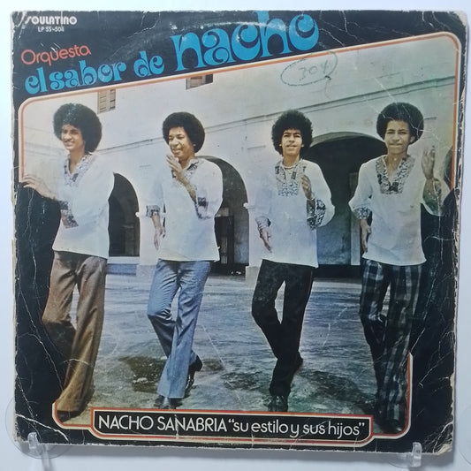 lp Orquesta El Sabor De Nacho Su Estilo Y Sus Hijos made peru 1988 salsa
