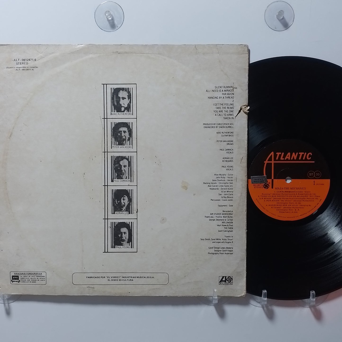 lp Mike + The Mechanics Mike + The Mechanics made peru 1985 synth pop rock