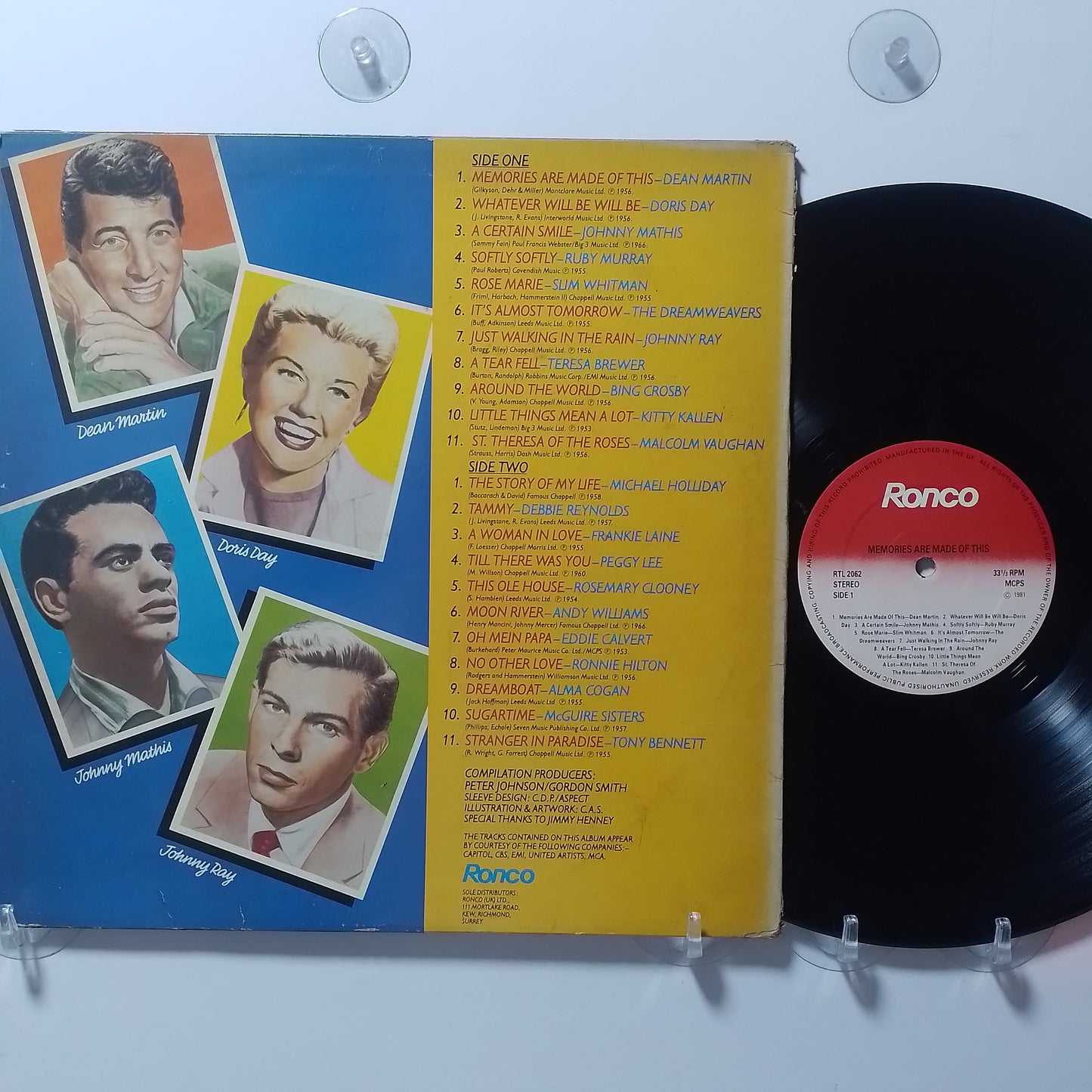 lp Memories Are Made Of This Dean Martin Doris Day Michael Holliday varios made inglaterra 1981 jazz pop rock