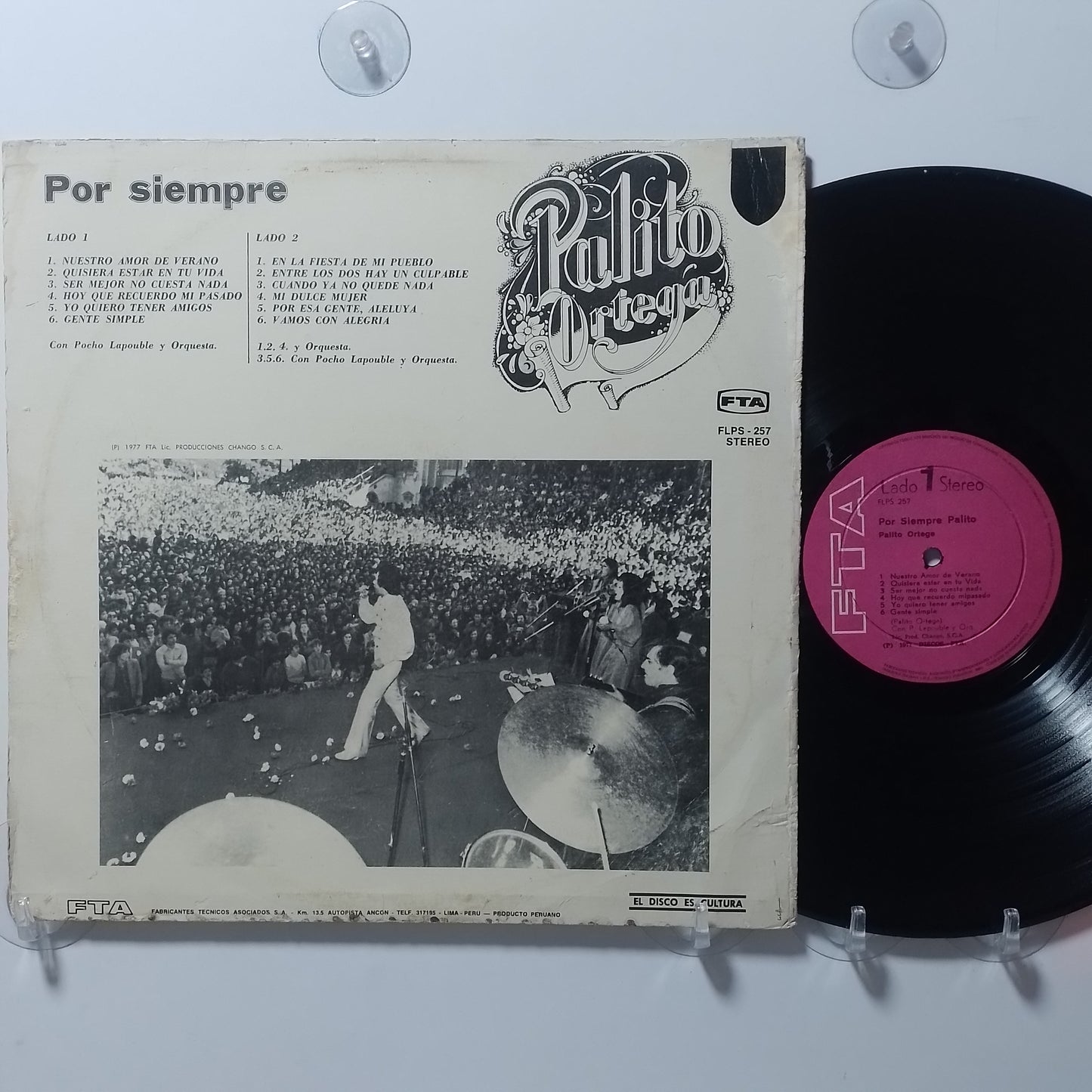 lp Palito Ortega Por Siempre Palito made peru 1977 latin pop