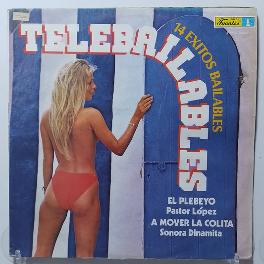 lp Telebailables 14 exitos Bailables Afrosound La Sonora Dinamita Los Titanes varios made colombia 1987 salsa cumbia