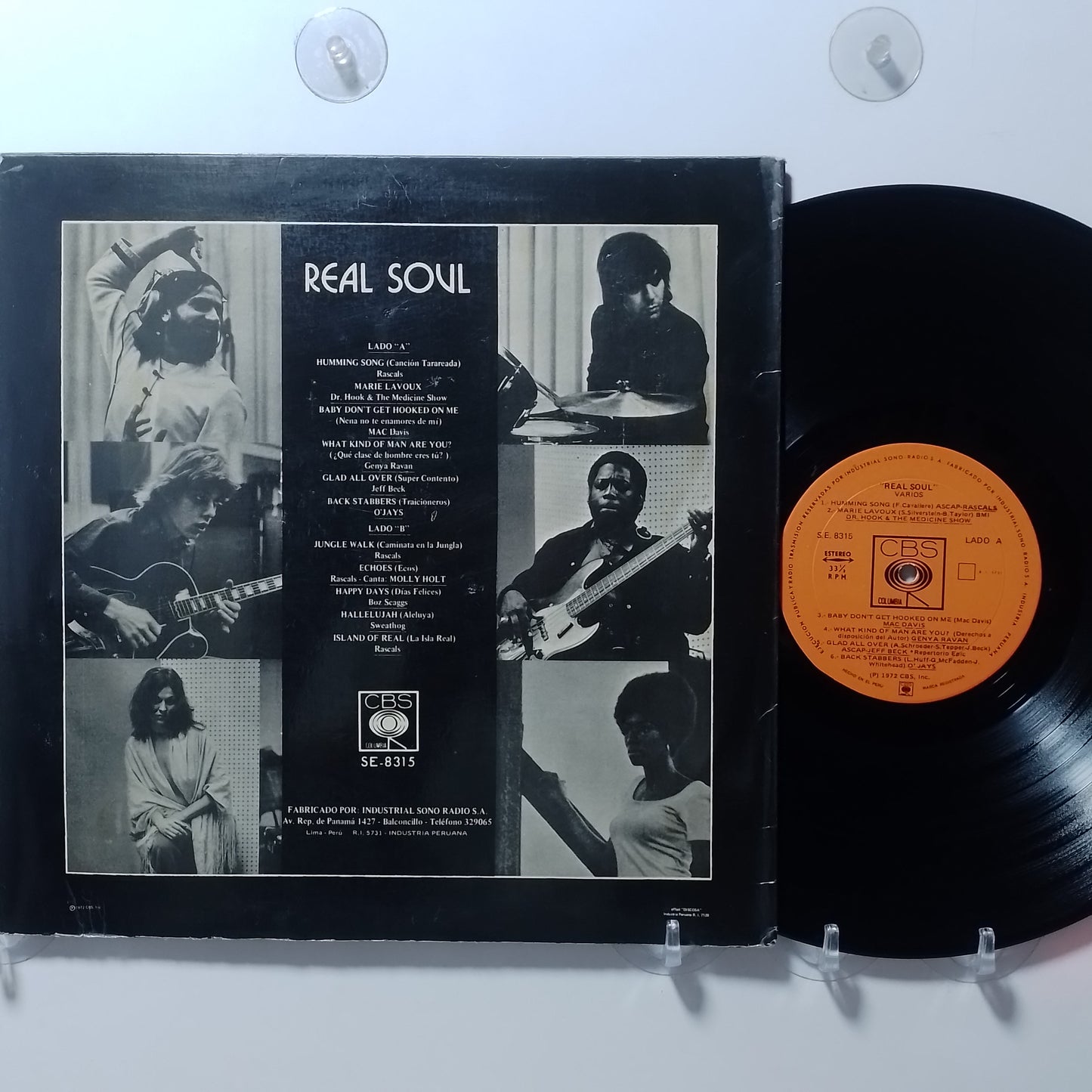 lp Real Soul The Rascals Mac Davis Dr Hook varios made peru 1972 rock pop