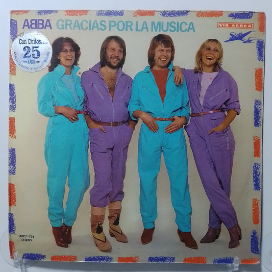 lp abba gracias por la musica made peru 1980 español pop