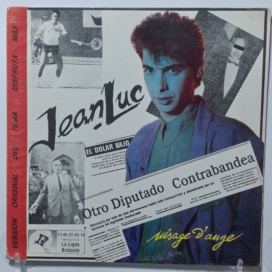maxi single 12" Jean Luc Visage D' Ange made venezuela 1986 Electronic Pop