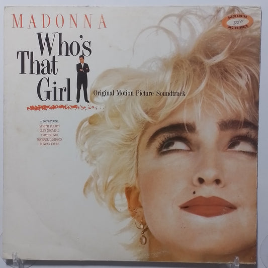 lp Madonna Who's That Girl (Banda Original De La Película) made peru 1987 pop rock soundtrack