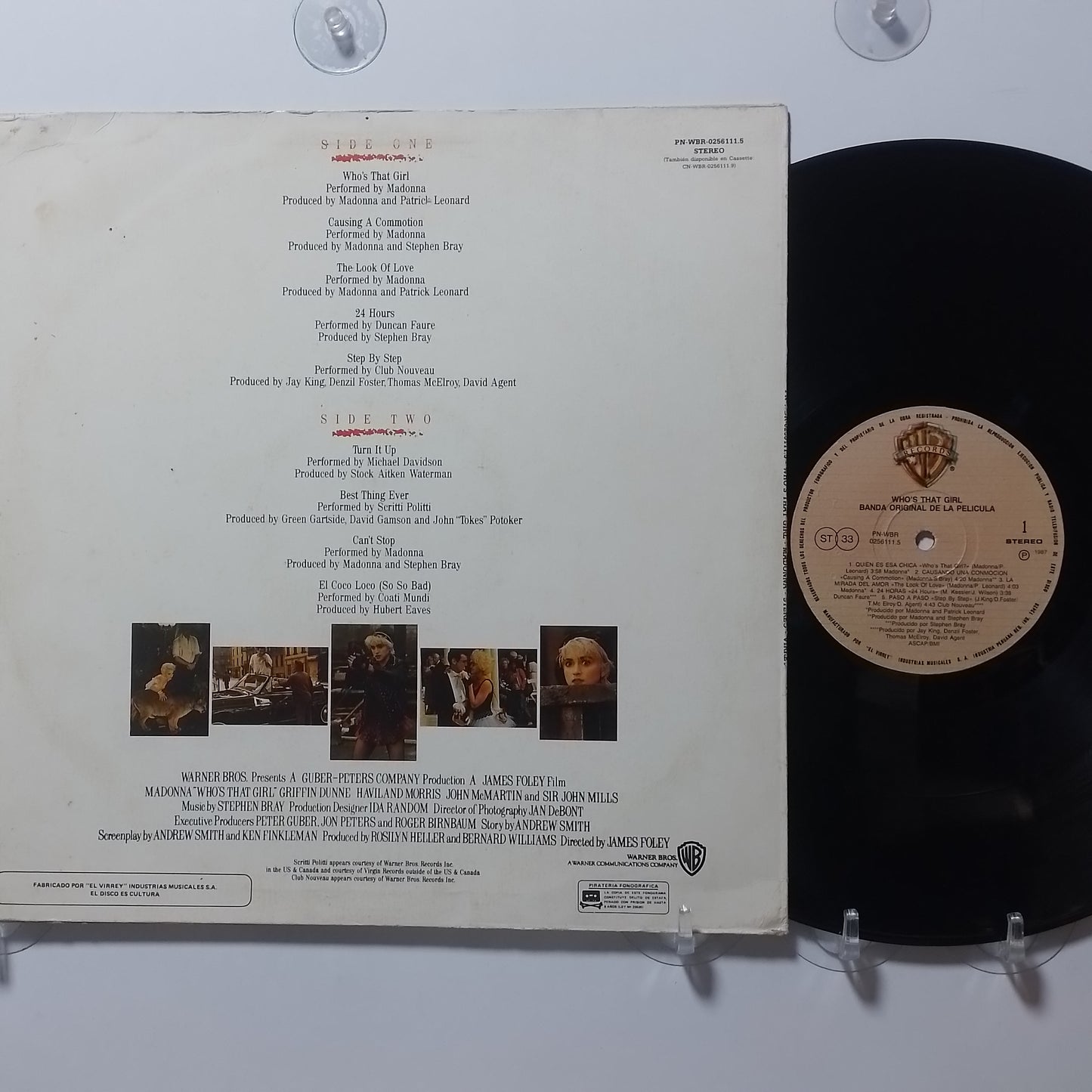 lp Madonna Who's That Girl (Banda Original De La Película) made peru 1987 pop rock soundtrack