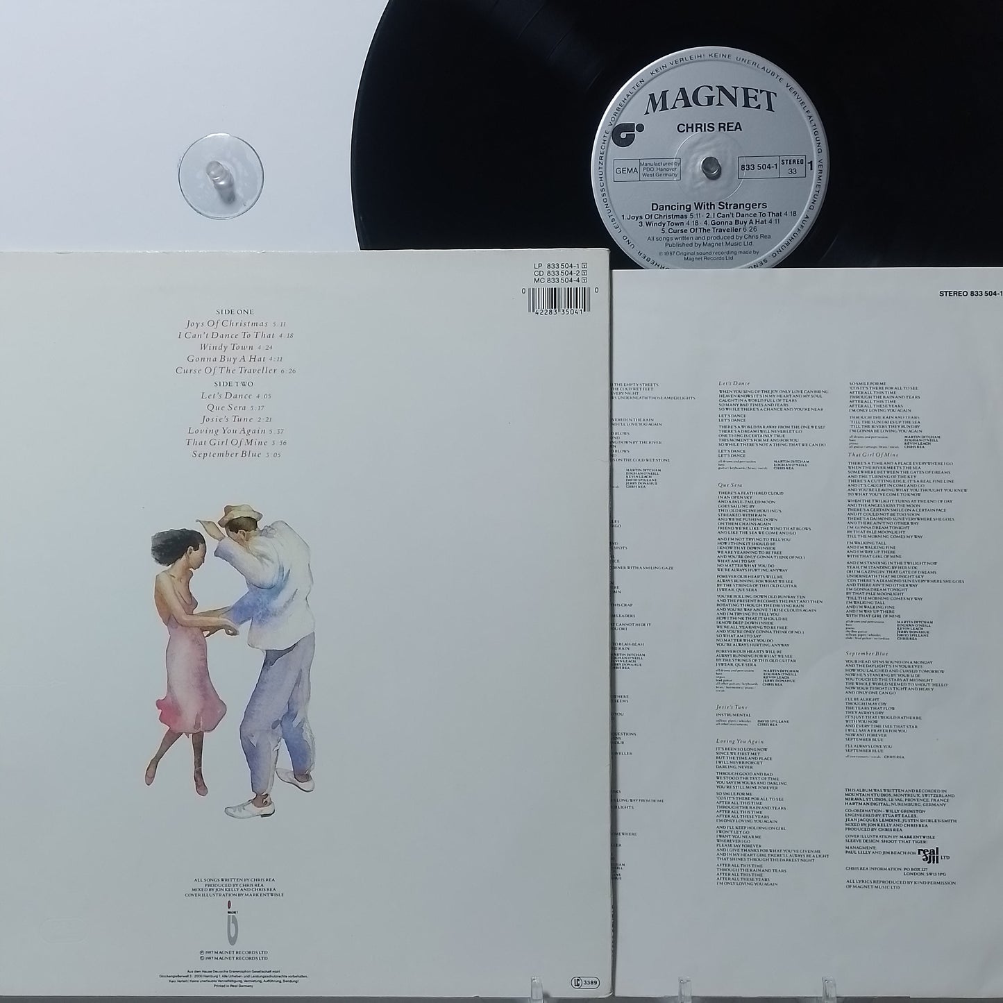 lp Chris Rea Dancing With Strangers made alemania 1987 con insert pop rock