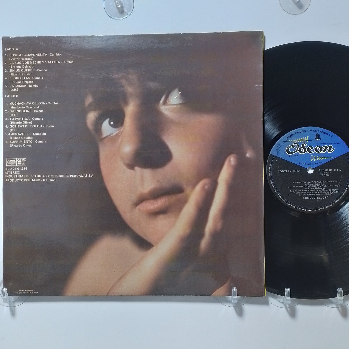 lp Los Destellos Ojos Azules made peru 1976 tropical cumbia