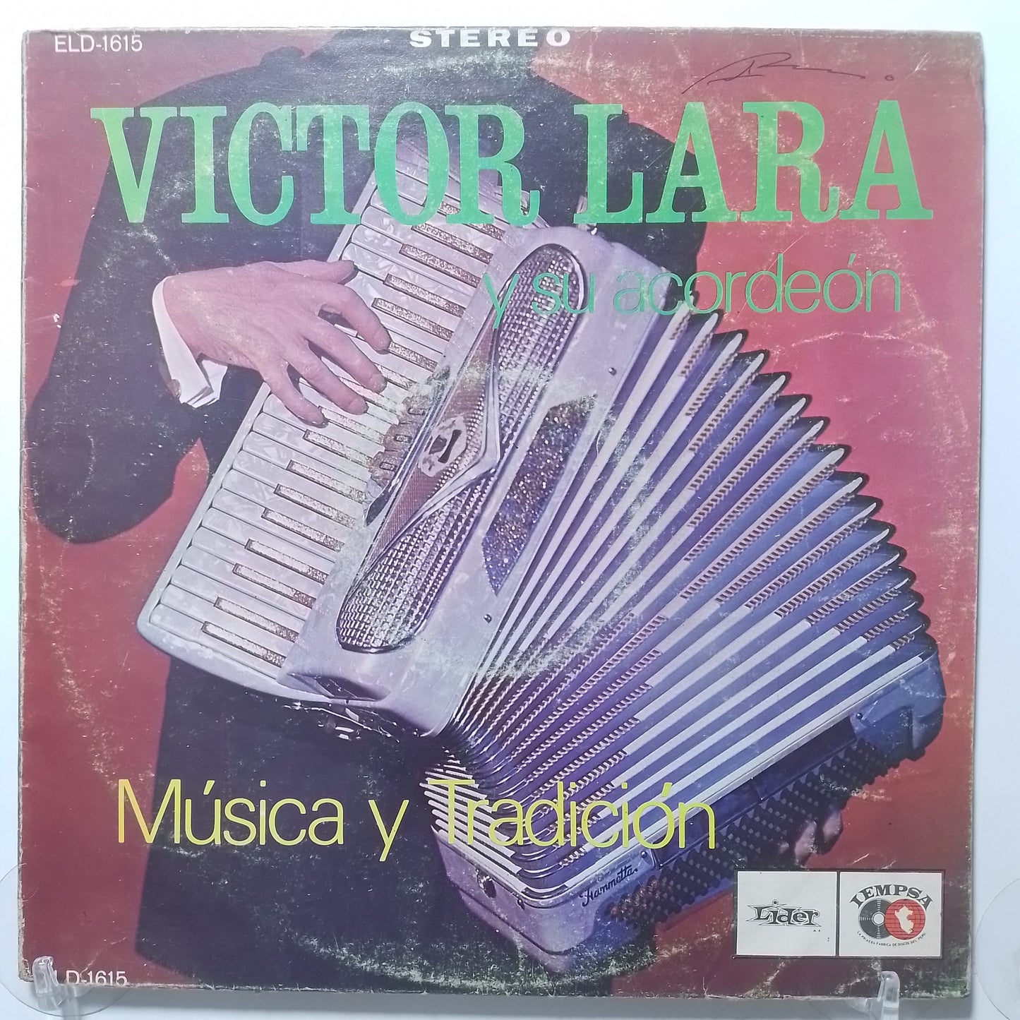 lp Victor Lara y su Acordeon Musica y Tradicion made peru 1967 criollo folk