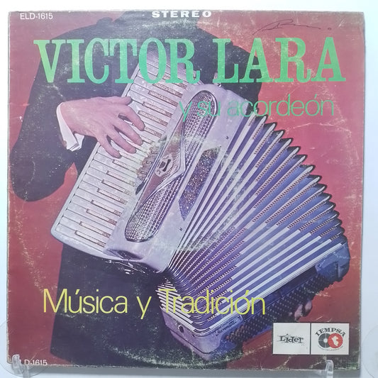 lp Victor Lara y su Acordeon Musica y Tradicion made peru 1967 criollo folk