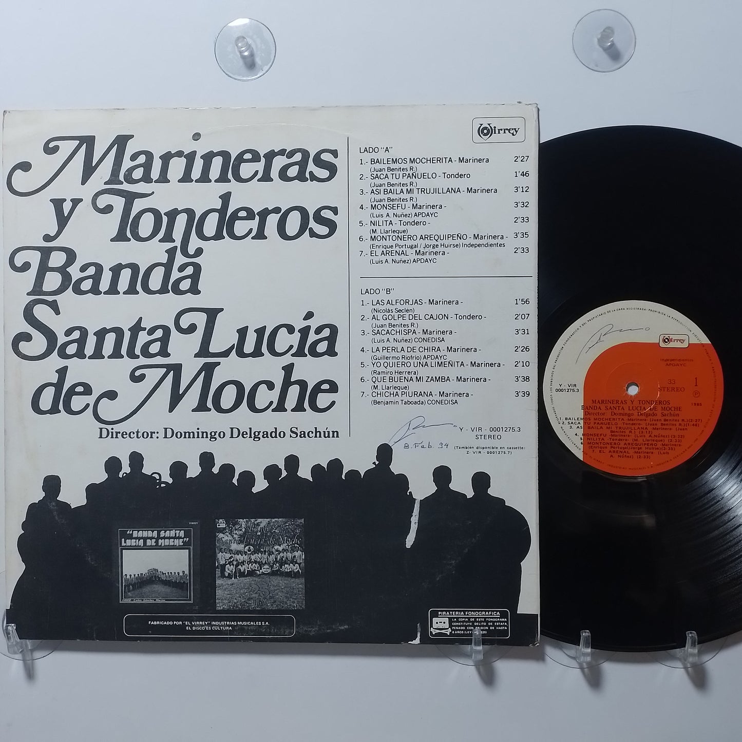 lp banda santa lucia de moche marineras y tonderos made peru 1985 marinera folk