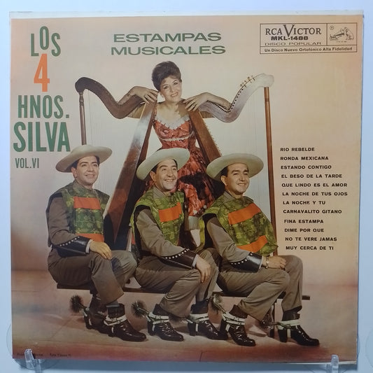 lp Los Cuatro Hermanos Silva Estampas Musicales Vol 6 made peru 1965 latin folk