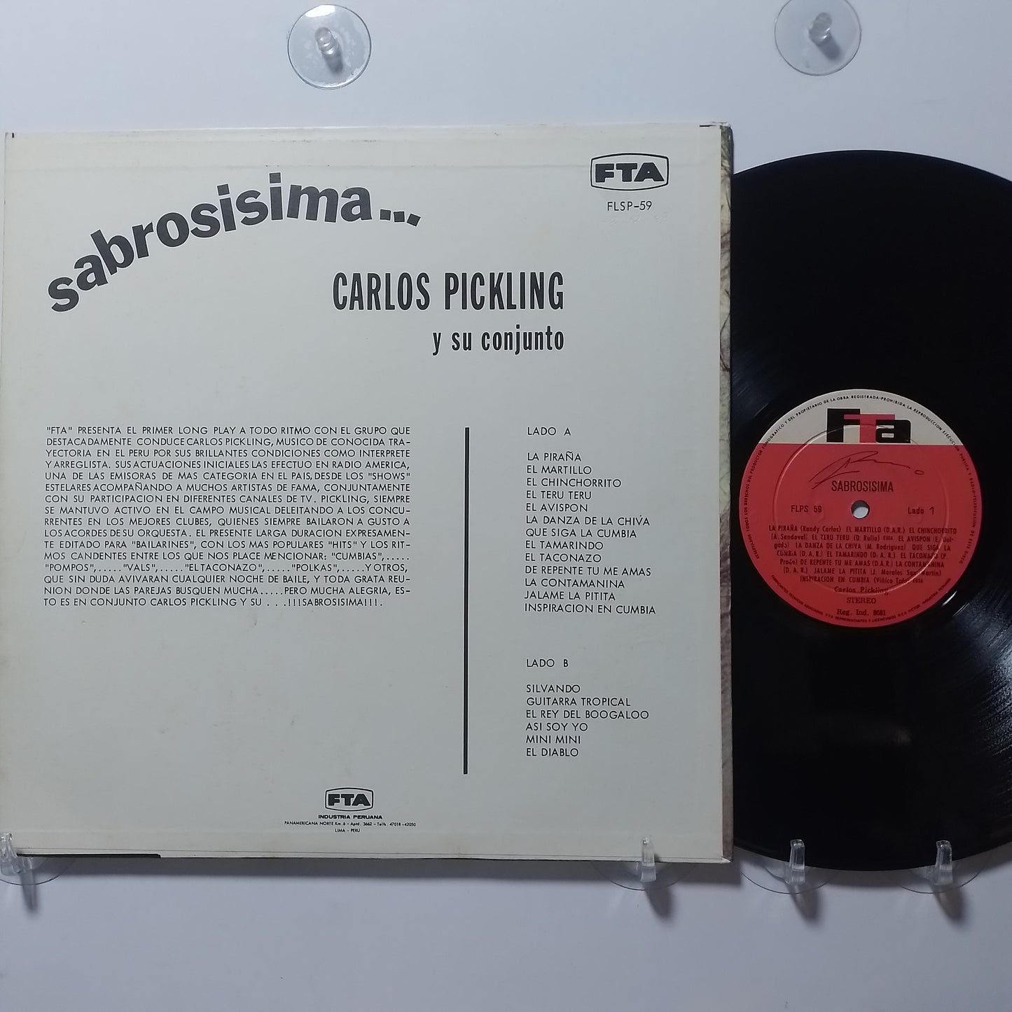 lp Carlos Pickling Sabrosisima made peru 1966 Cumbia Boogaloo