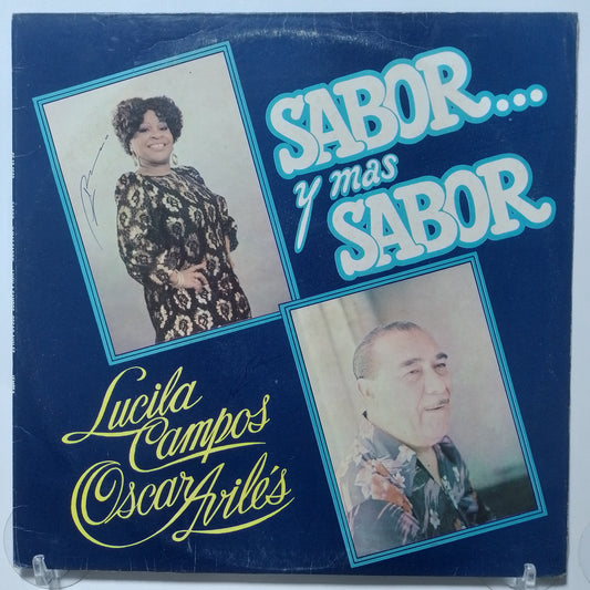 lp Oscar Aviles Lucila Campos Sabor Y Mas Sabor made peru 1988 criollo folk