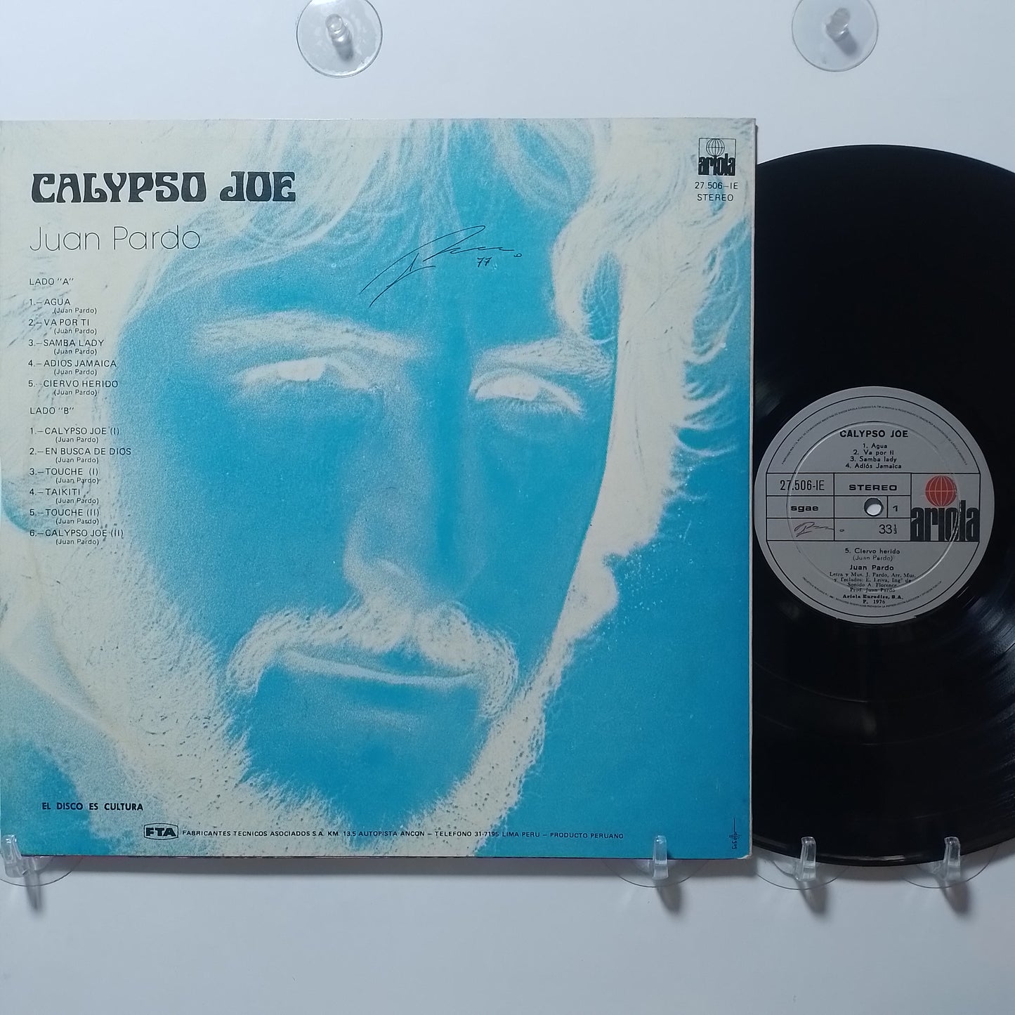 lp Juan Pardo Calypso Joe made peru 1976 latin pop