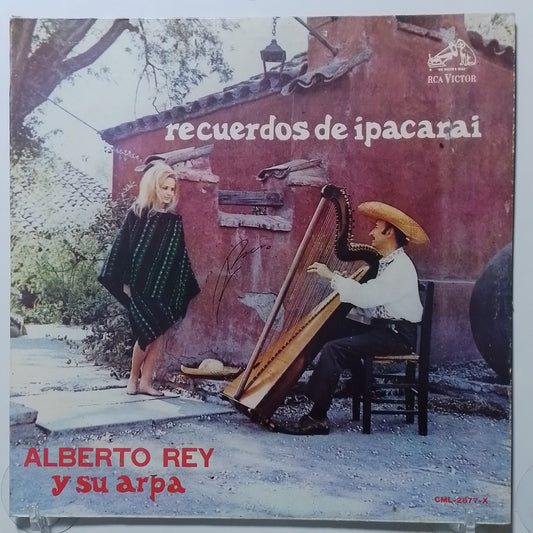 lp Alberto Rey y su Arpa Recuerdos de Ipacarai made peru 1968 latin folk