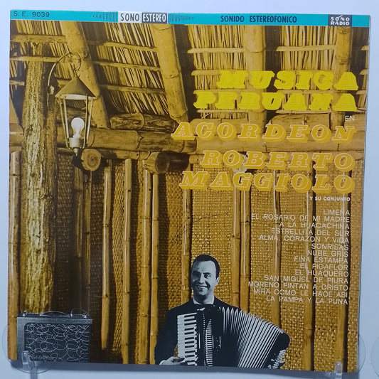 lp Roberto Maggiolo y su Conjunto Musica Peruana en Acordeon made peru 1964 criollo folk