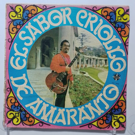 lp Rafael Amaranto Y Su Conjunto El Sabor Criollo De Amaranto made peru 1974 criollo folk
