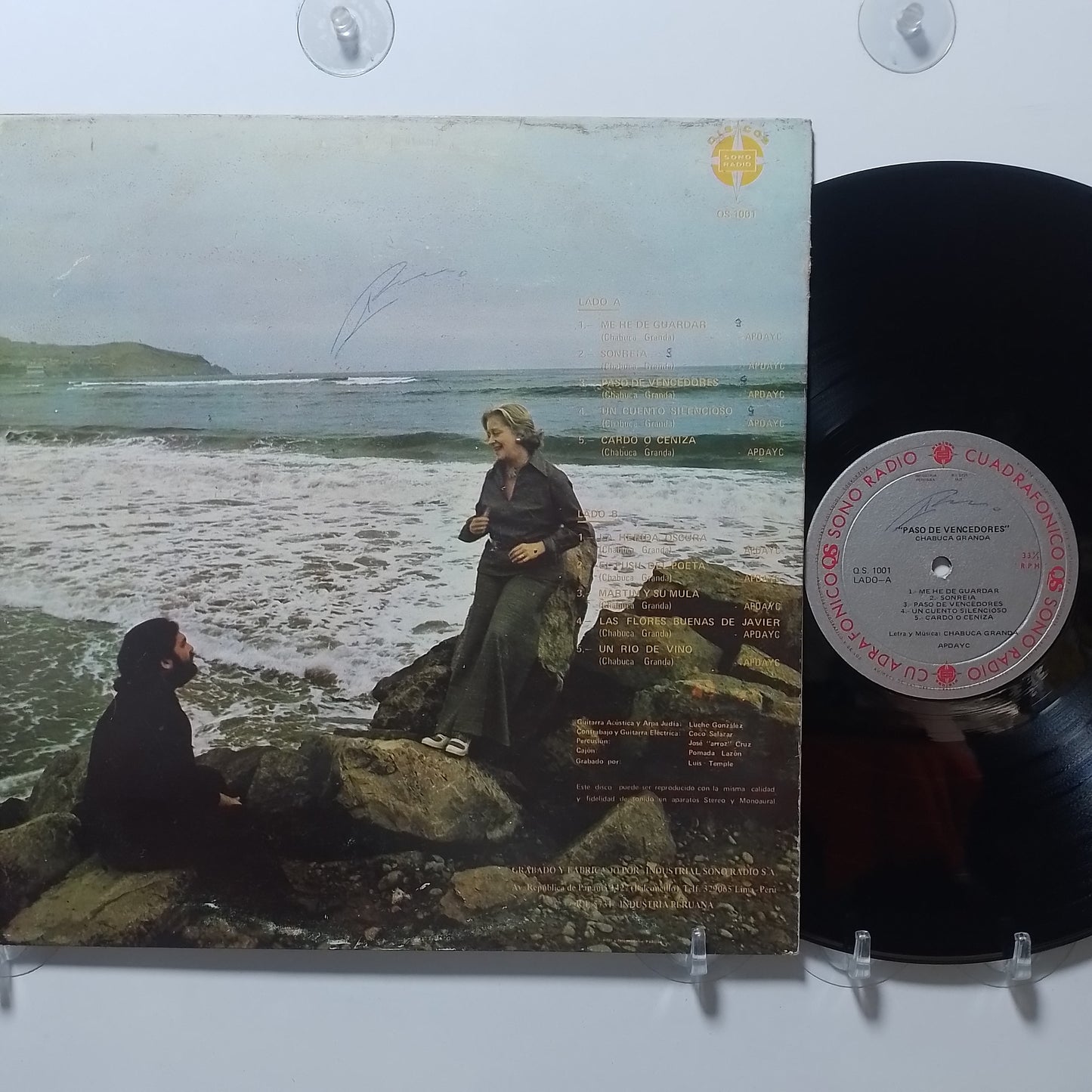 lp Chabuca Granda Y Lucho Gonzalez Paso de Vencedores made peru 1974 gatefold criollo folk