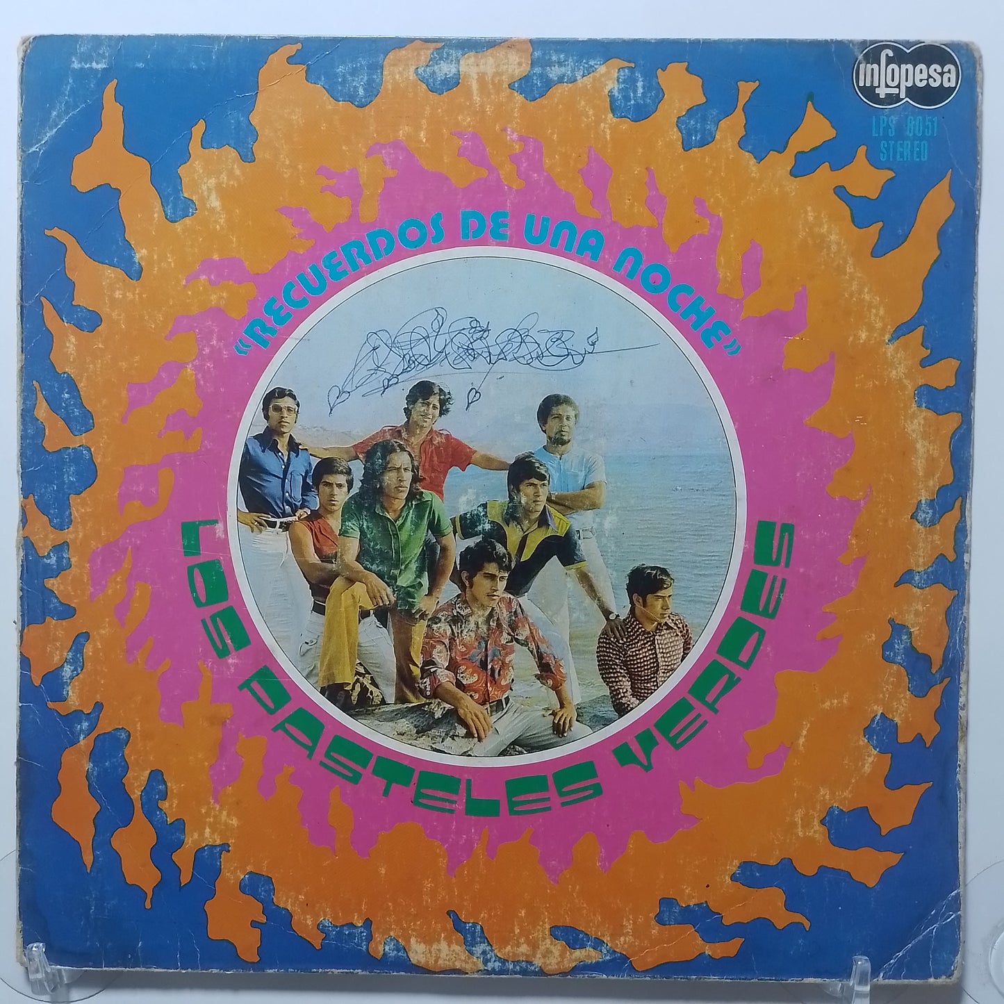 lp Los Pasteles Verdes Recuerdos De Una Noche made peru 1974 latin pop rock