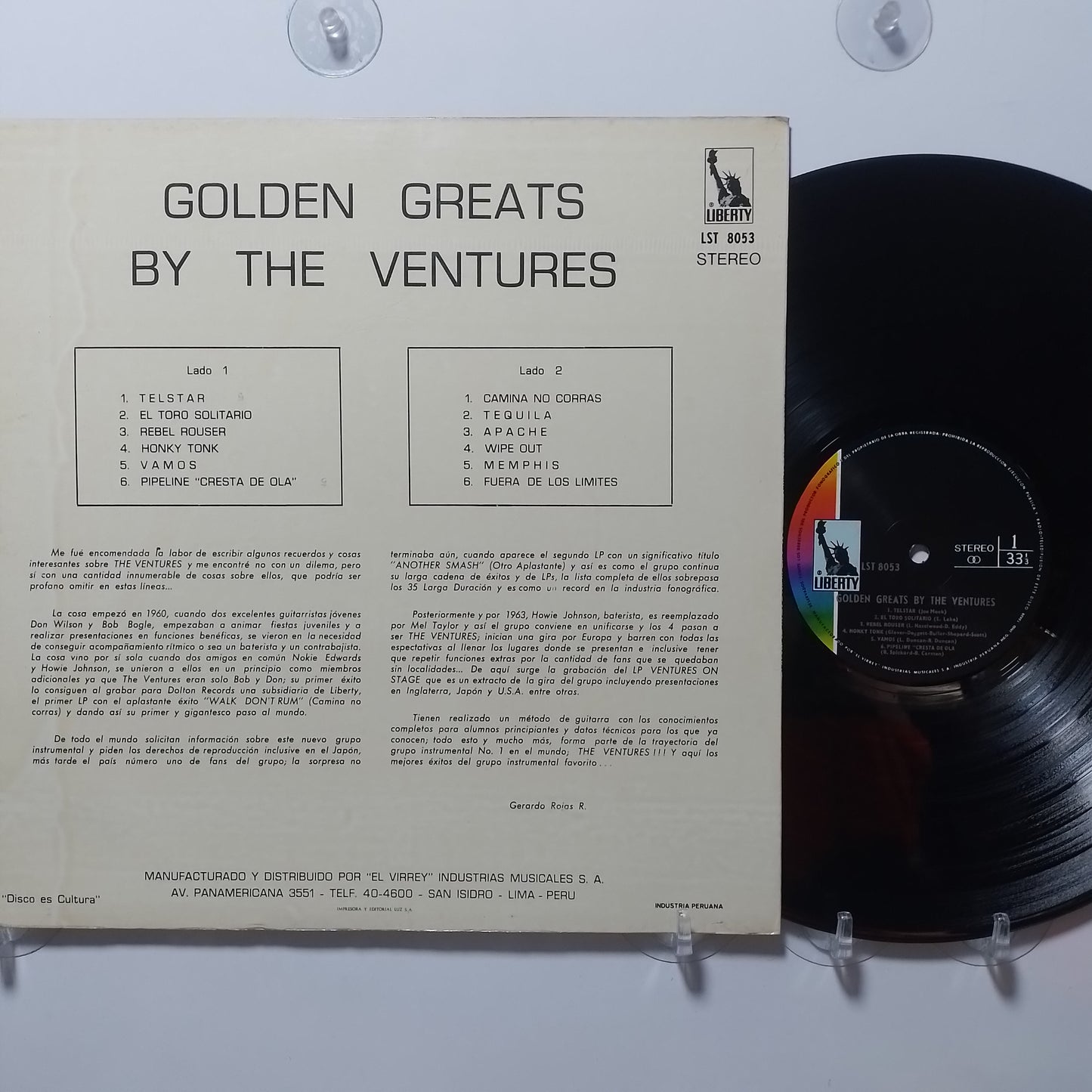 lp The Ventures Golden Greats By The Ventures made peru 1967 rock