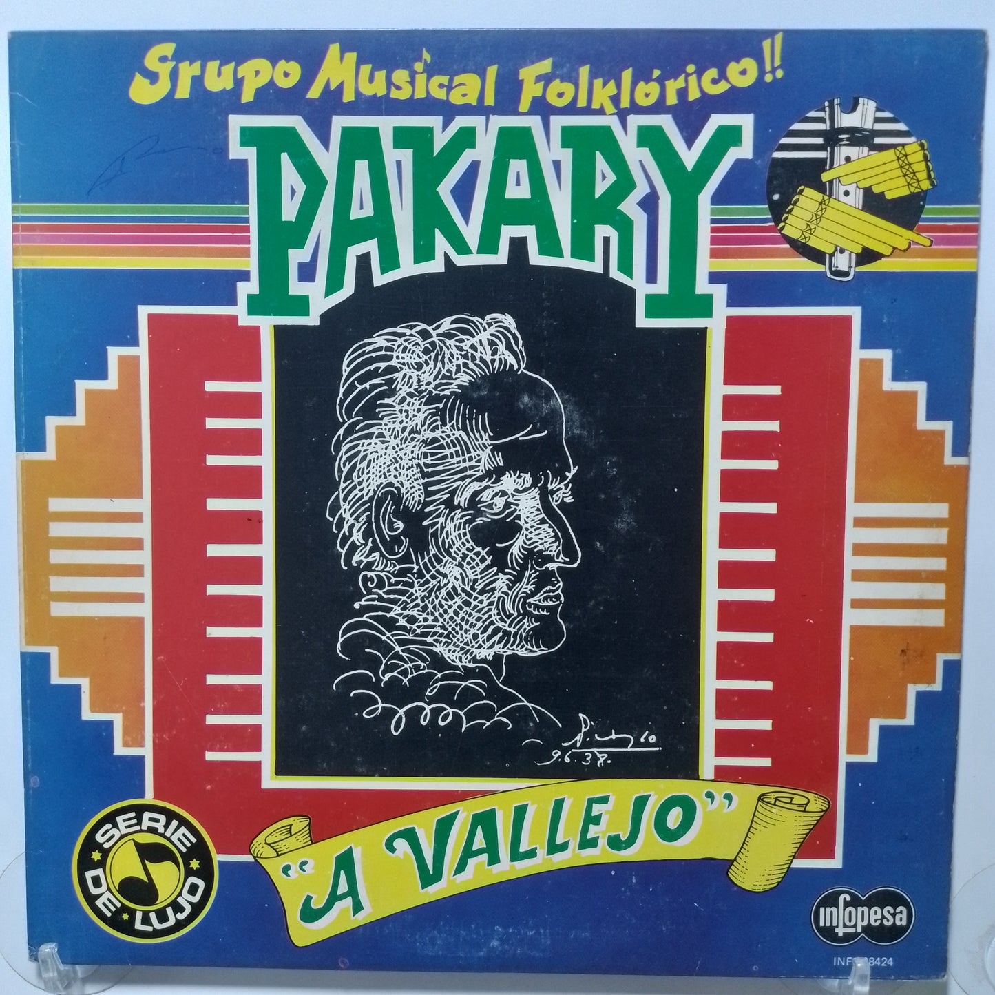 lp Grupo Pakary de Trujillo A Vallejo made peru 1988 huayno andean folk