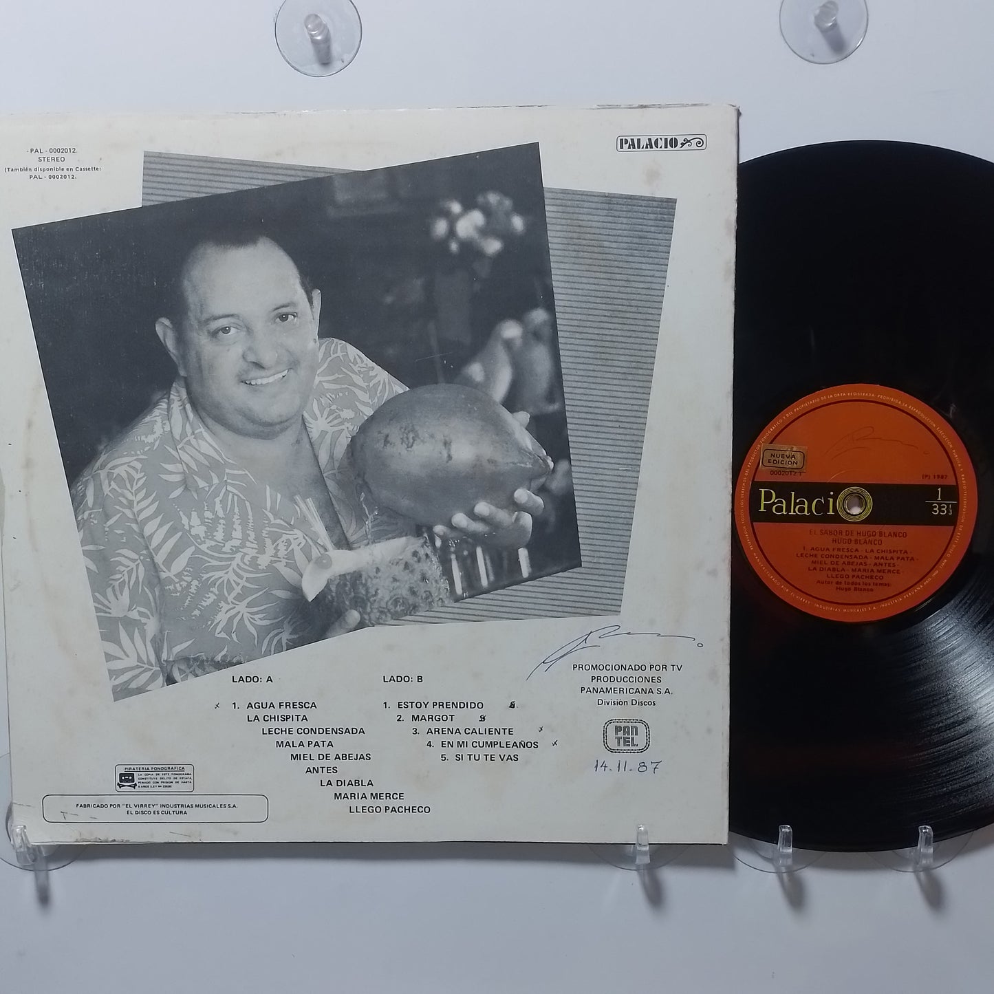 lp Hugo Blanco El Sabor de Hugo Blanco made peru 1986 latin cumbia