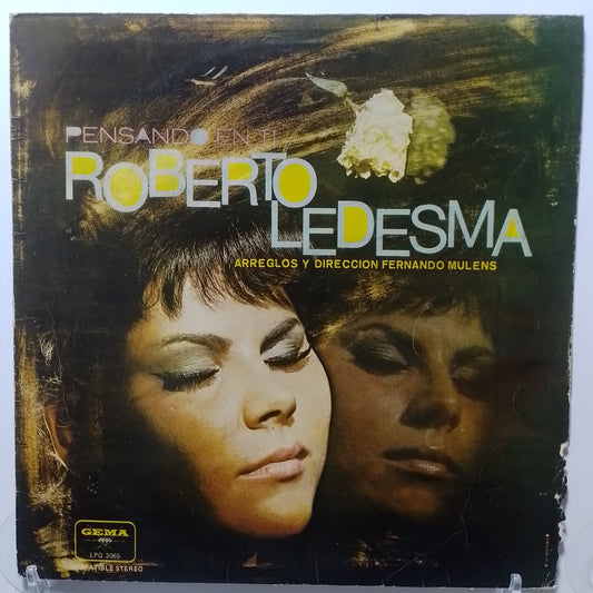 lp Roberto Ledesma Pensando En Ti made peru 1968 vinyl color latin bolero