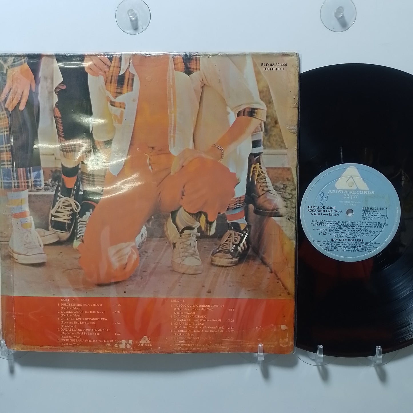 lp Bay City Rollers Rock N' Roll Love Letter made peru 1976 pop rock