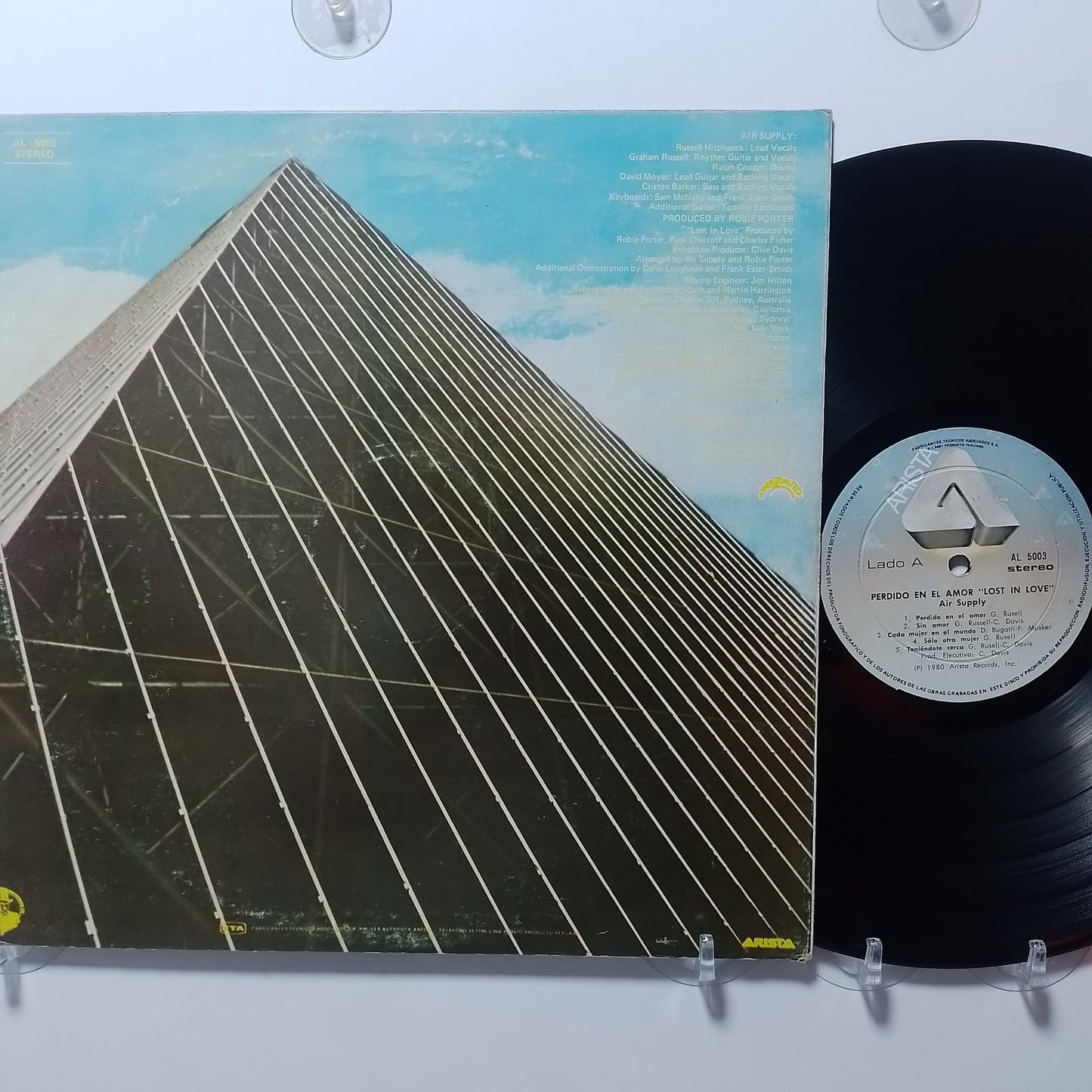 lp Air Supply Lost In Love made peru 1980 pop rock