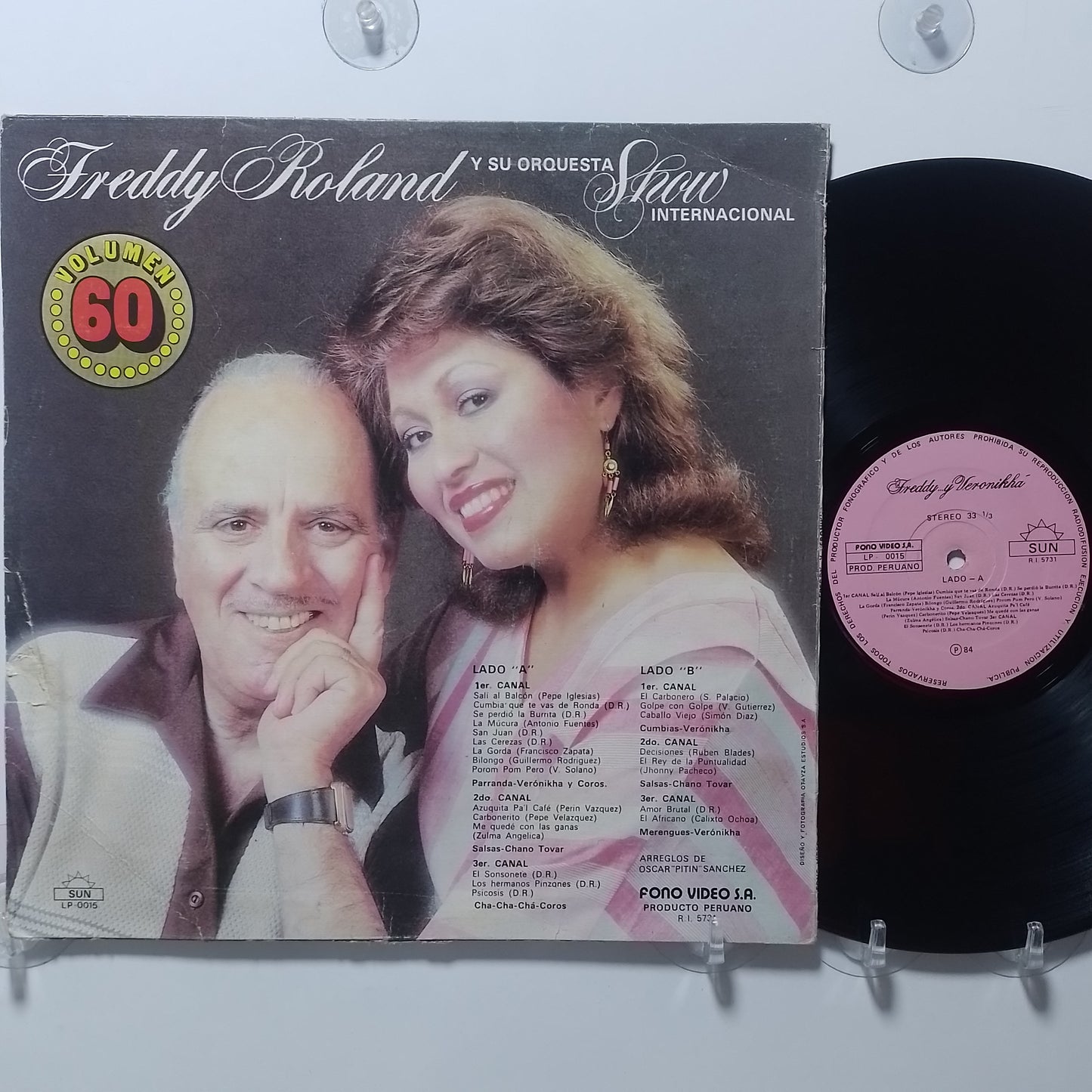 lp Freddy Roland Y Veronikha Freddy Roland Y Veronikha made peru 1984 salsa cumbia