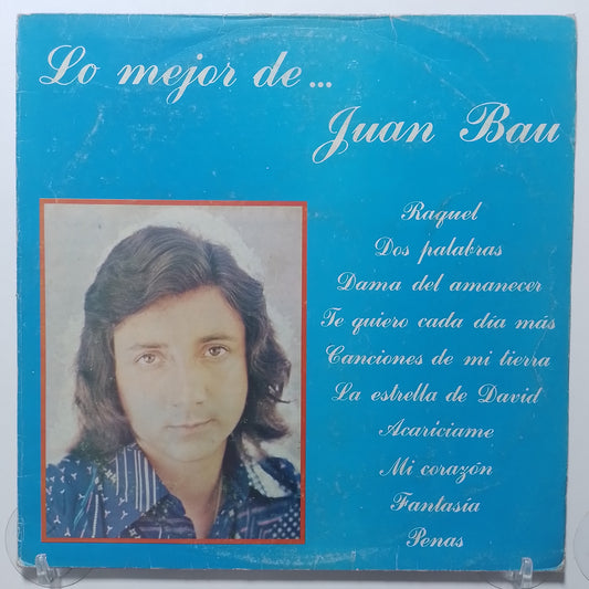 lp juan bau lo mejor de juan bau made peru 1986 latin pop