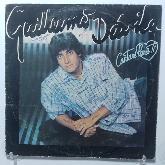 lp Guillermo Davila Cantare Para Ti made peru 1986 latin pop