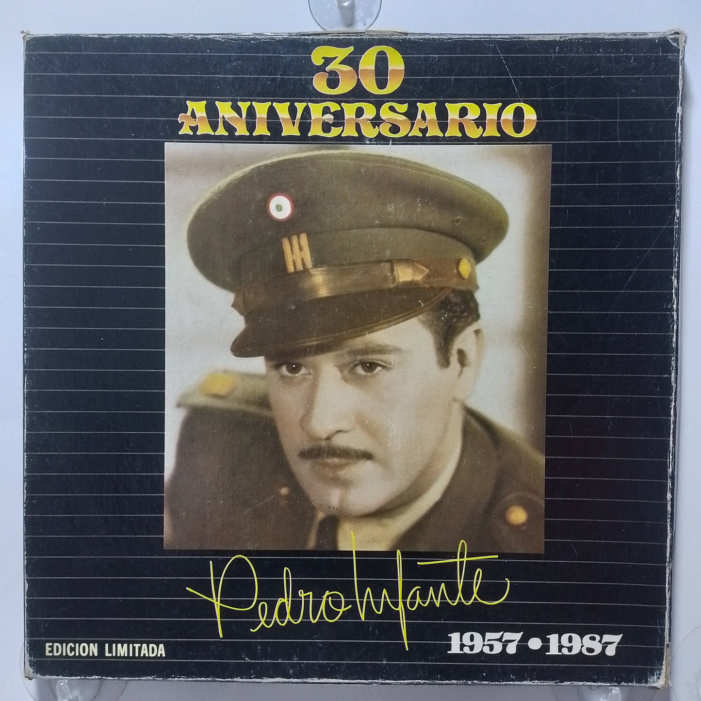x3 lp Pedro Infante 30 Aniversario 1957 1987 made mexico 1987 edicion limitada con libro ilustrado ranchera folk