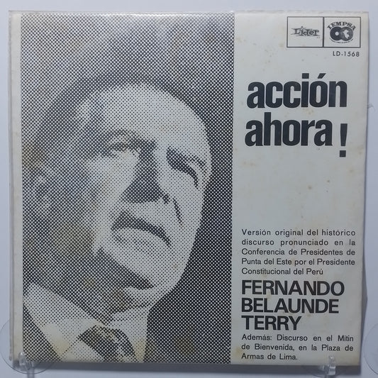 lp Discurso Fernando Belaunde Terry Cita de Presidentes Americanos 1967 made peru 1967 historico