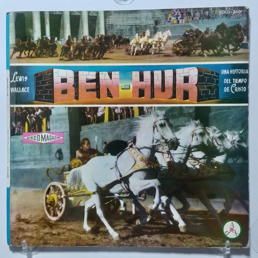 lp BEN-HUR Lewis Wallace made españa 1961 audio libro gatefold teatro