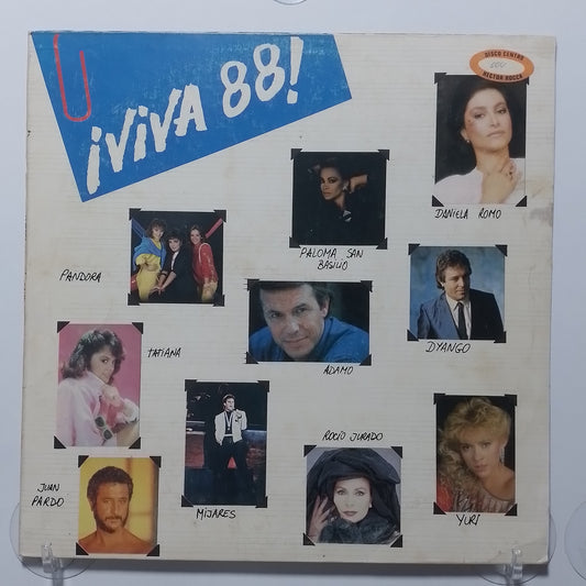 lp Viva '88 pandora mijares yuri varios made peru 1987 latin pop