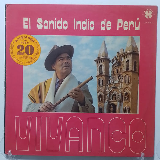 lp Alejandro Vivanco El Sonido Indio de Peru made peru 1975 andean folk