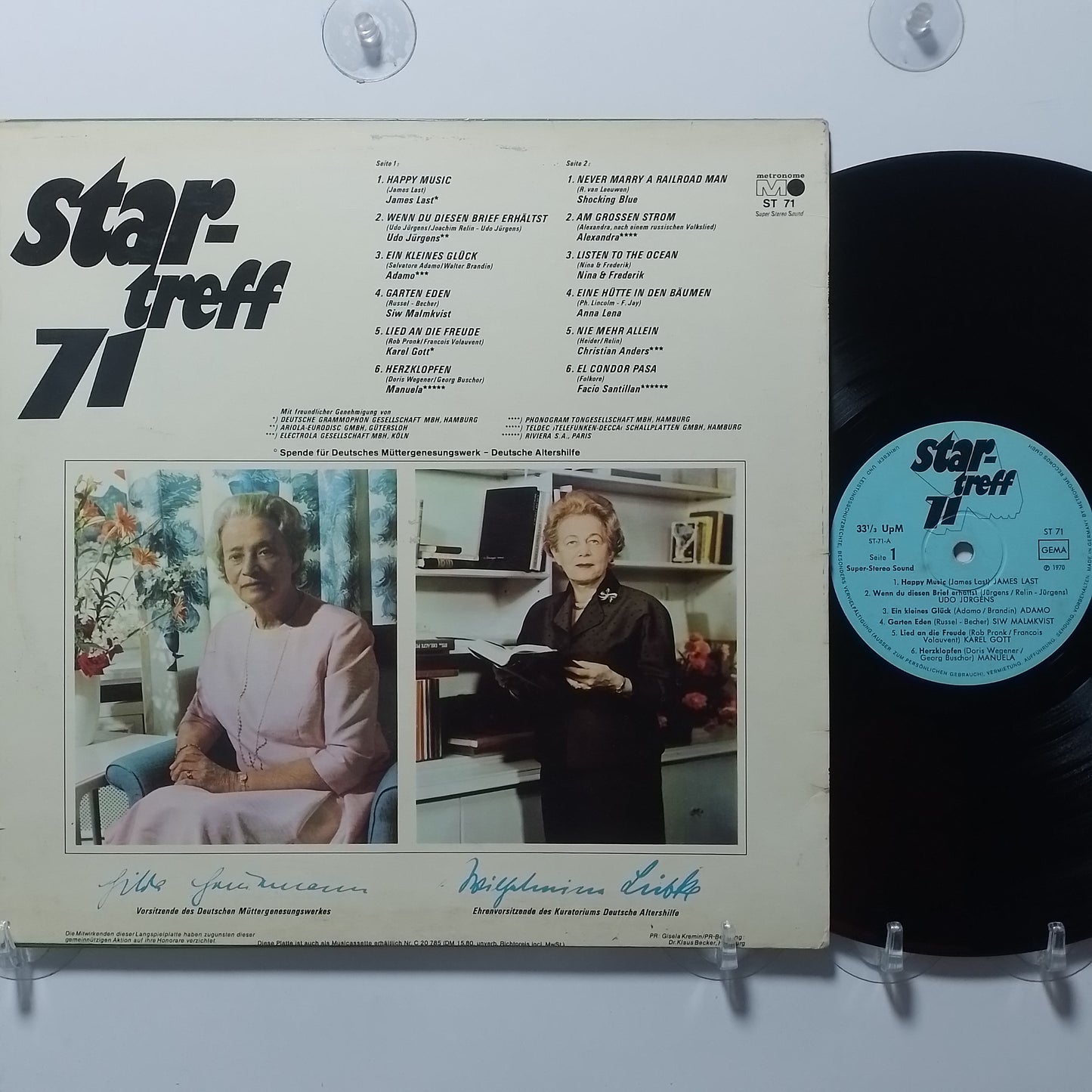 lp Star Treff 71 Adamo Shocking Blue James Last varios made alemania 1970 pop