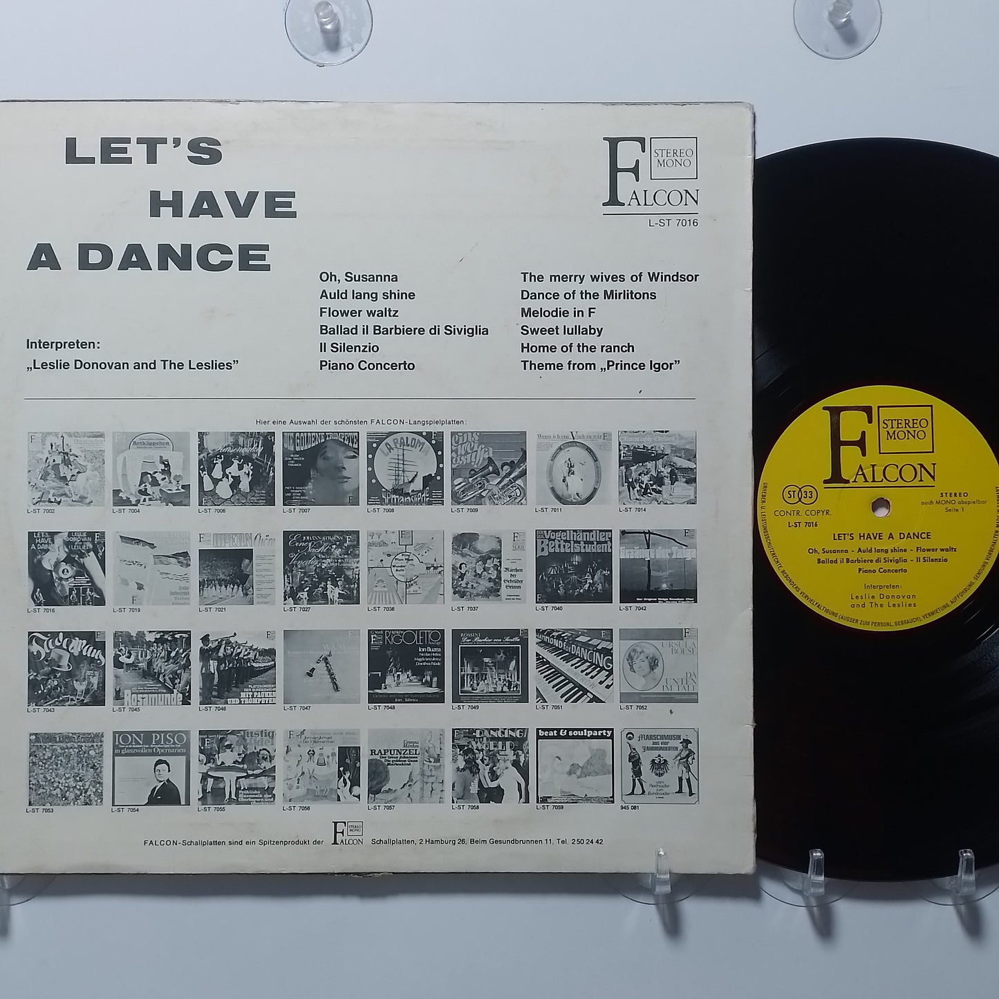 lp Leslie Donovan And The Leslies Let's Have A Dance made alemania 1980 pop instrumental