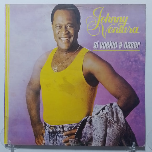 lp Johnny Ventura Si Vuelvo A Nacer made peru 1987 merengue latin