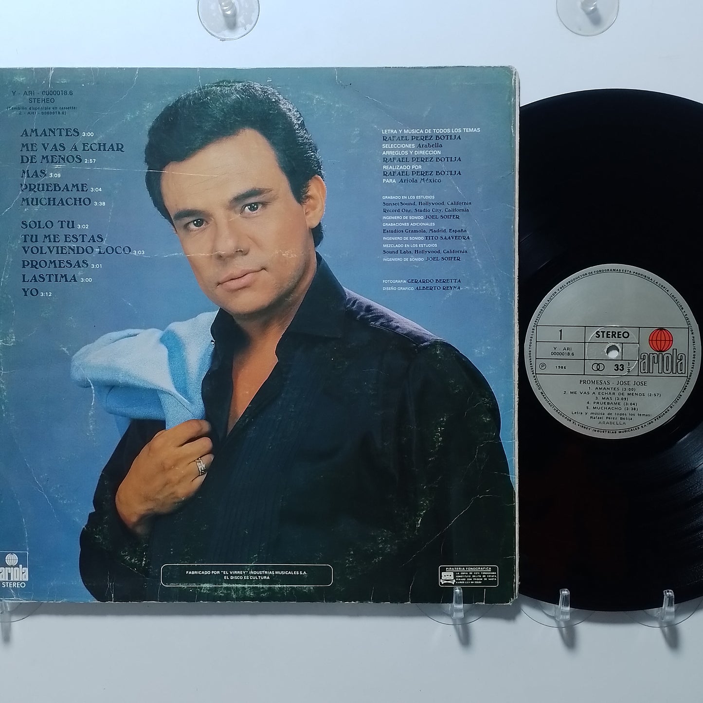 lp Jose Jose Promesas made peru 1985 balada latin