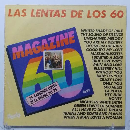 lp Magazine 60 Las Lentas De Los 60s made peru 1981 medley Electronic Funk Soul Pop