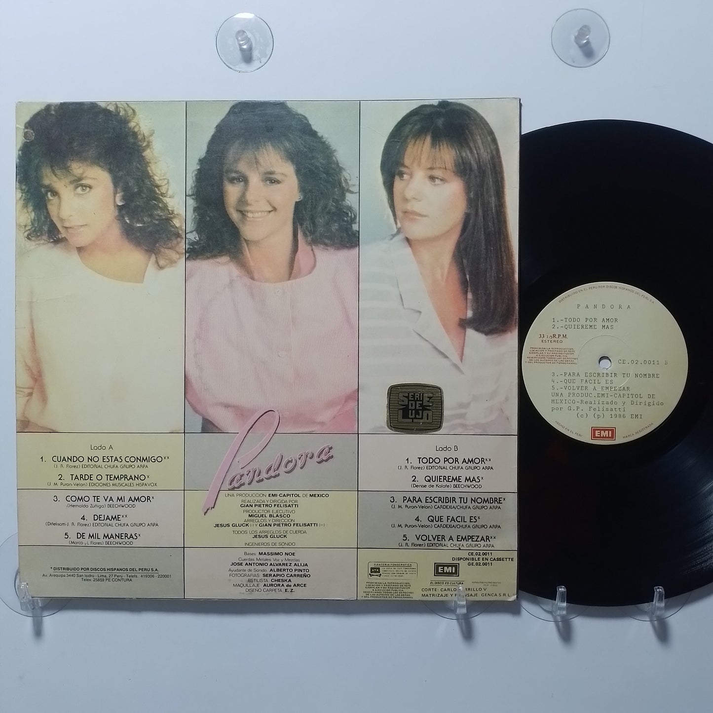 lp pandora pandora made peru 1986 latin pop